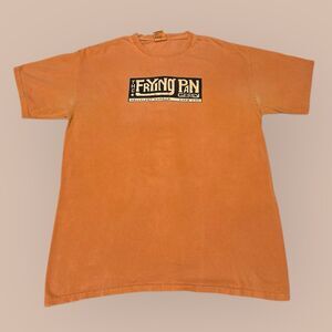 VTG Cape Cod Shirt Mens Large Orange Cotton The Frying Pan Fish Tee Shirt